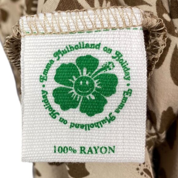 NWT Emma Mulholland on Holiday Happy Hibiscus Vacation Slip Midi Dress XXL - Picture 5 of 11